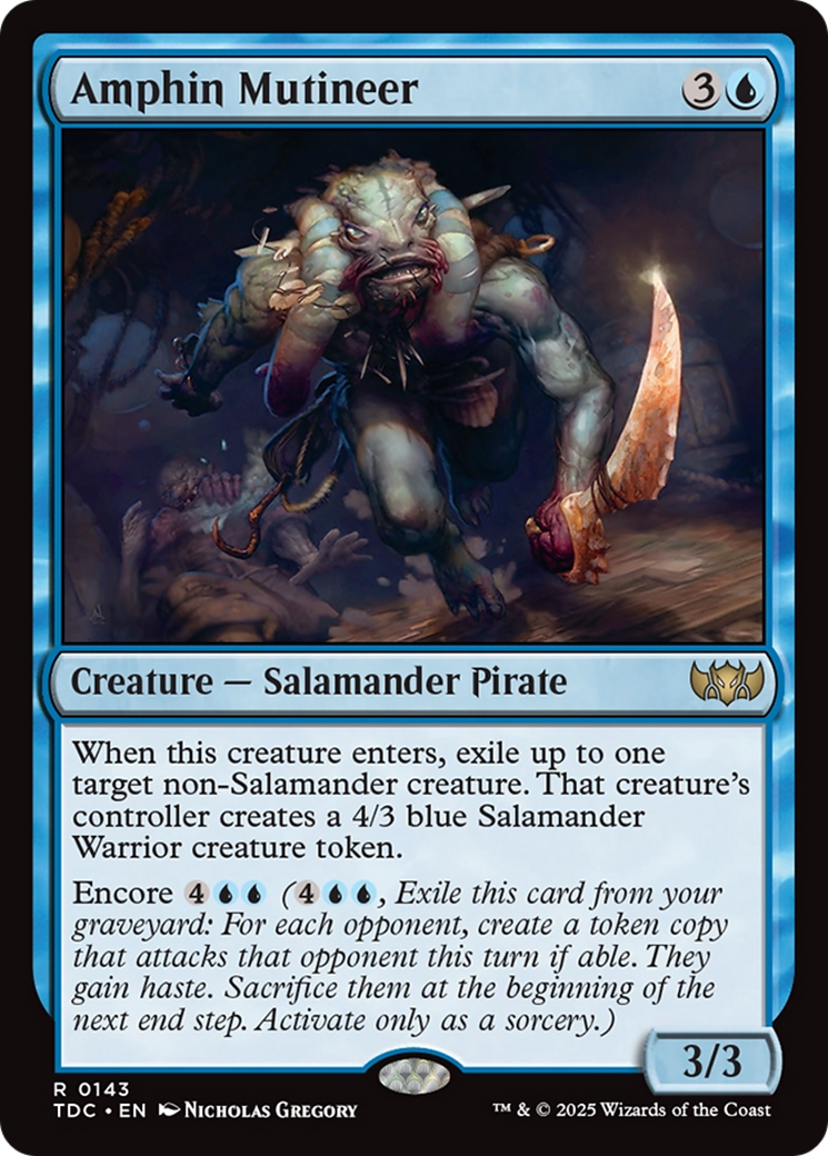Amphin Mutineer [Tarkir: Dragonstorm Commander] | Exor Games Summserside