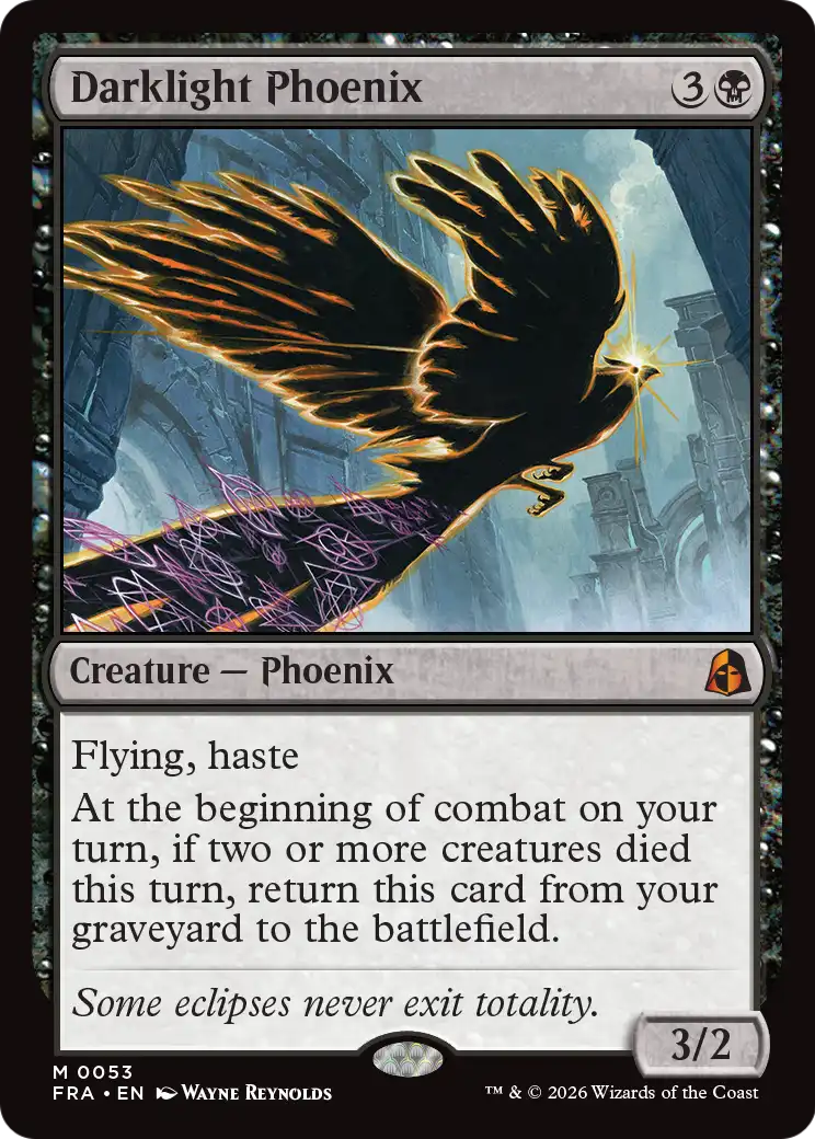 Darklight Phoenix [Reality Fracture] | Exor Games Summserside