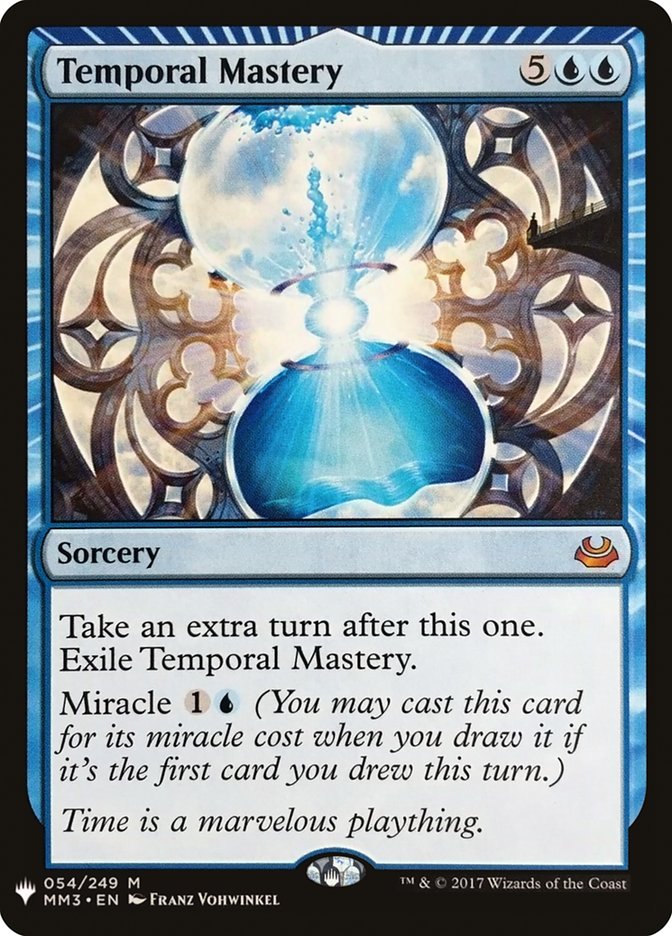 Temporal Mastery [Mystery Booster] | Exor Games Summserside