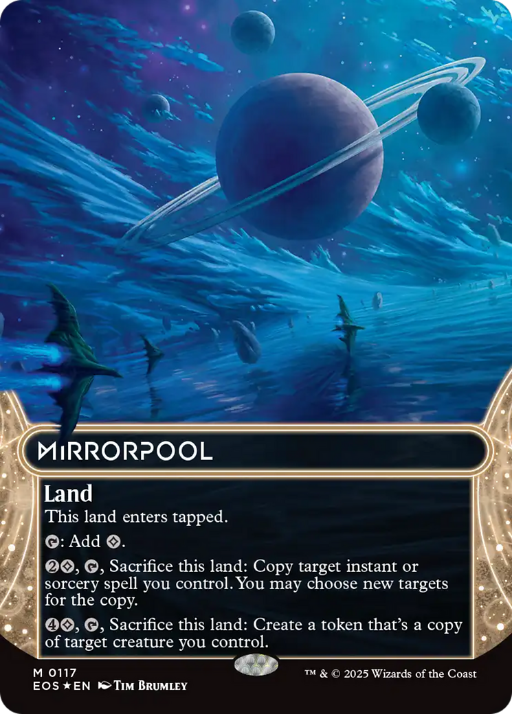 Mirrorpool (0117) (Borderless) (Galaxy Foil) [Edge of Eternities: Stellar Sights] | Exor Games Summserside