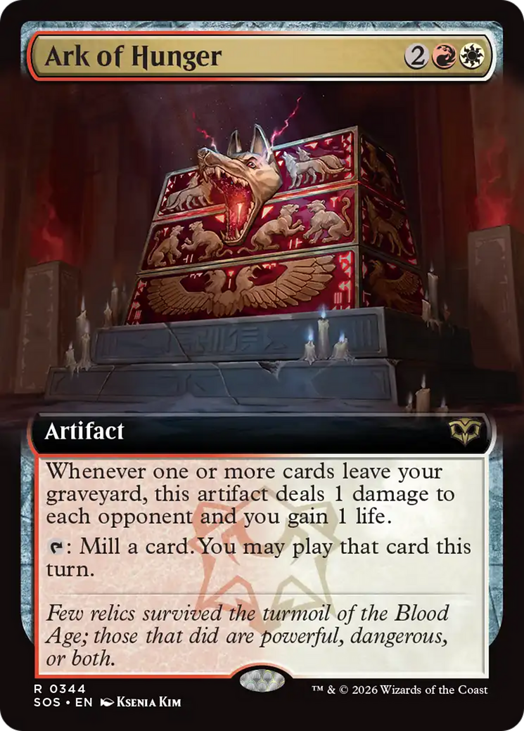 Ark of Hunger (Extended Art) [Secrets of Strixhaven] | Exor Games Summserside