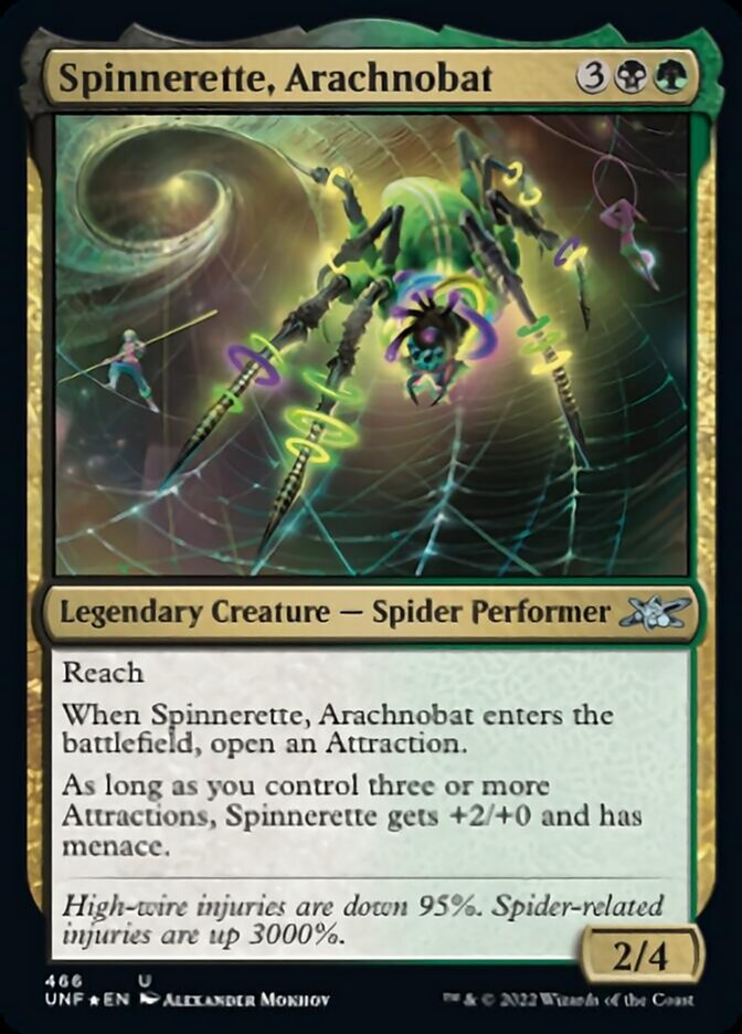 Spinnerette, Arachnobat (Galaxy Foil) [Unfinity] | Exor Games Summserside
