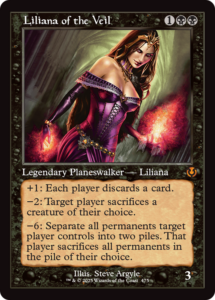 Liliana of the Veil (Retro Frame) [Innistrad Remastered] | Exor Games Summserside