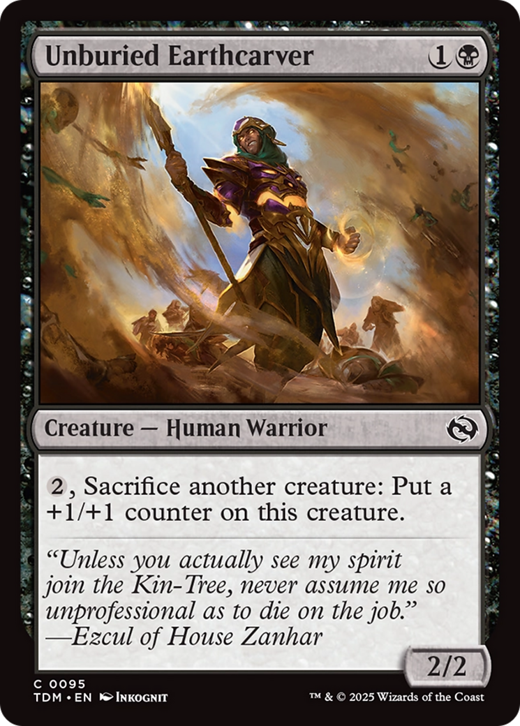 Unburied Earthcarver [Tarkir: Dragonstorm] | Exor Games Summserside