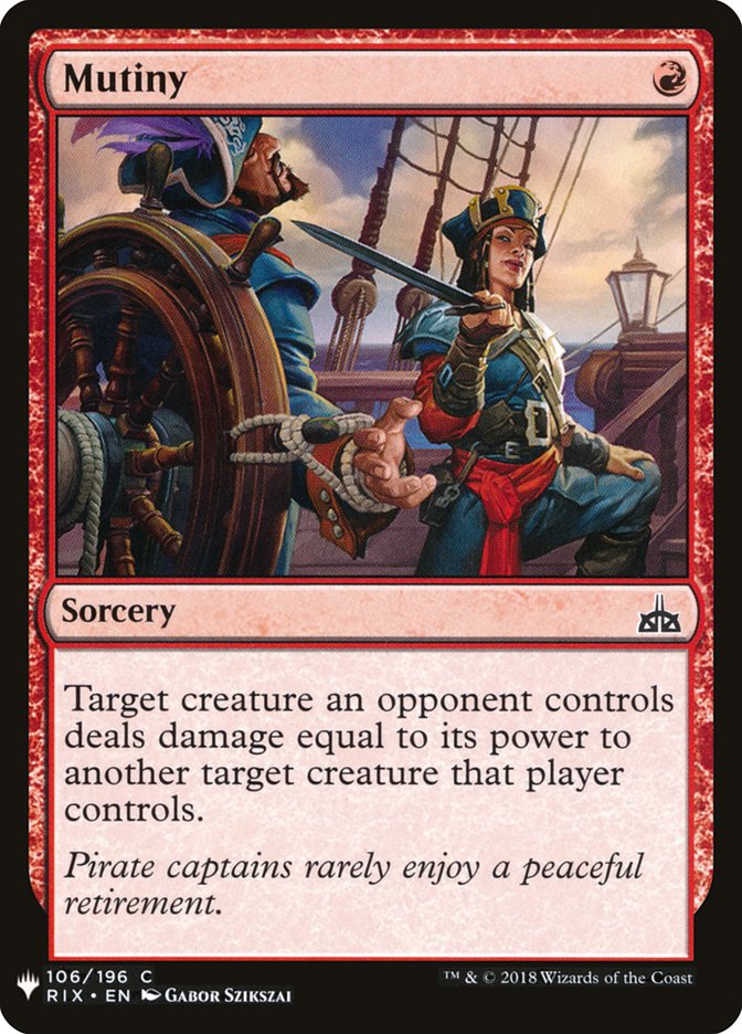 Mutiny [Mystery Booster] | Exor Games Summserside