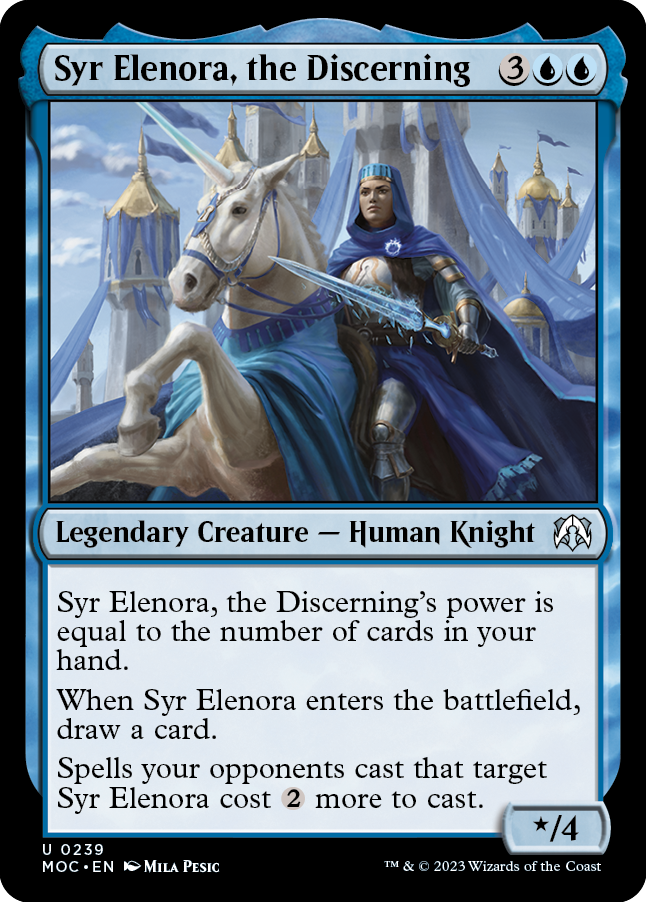 Syr Elenora, the Discerning [March of the Machine Commander] | Exor Games Summserside