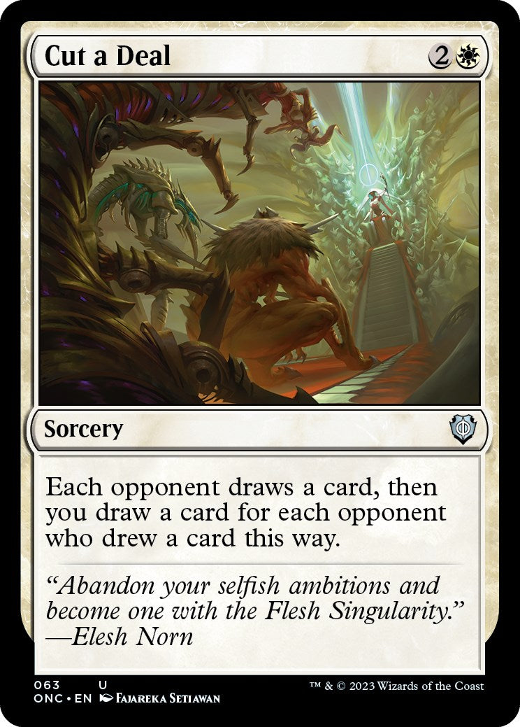 Cut a Deal [Phyrexia: All Will Be One Commander] | Exor Games Summserside
