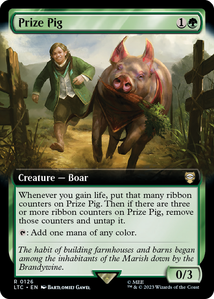 Prize Pig (Extended Art) [The Lord of the Rings: Tales of Middle-Earth Commander] | Exor Games Summserside