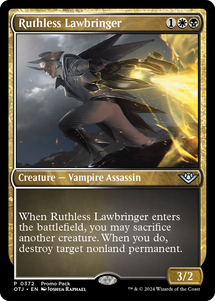 Ruthless Lawbringer (Promo Pack) [Outlaws of Thunder Junction Promos] | Exor Games Summserside