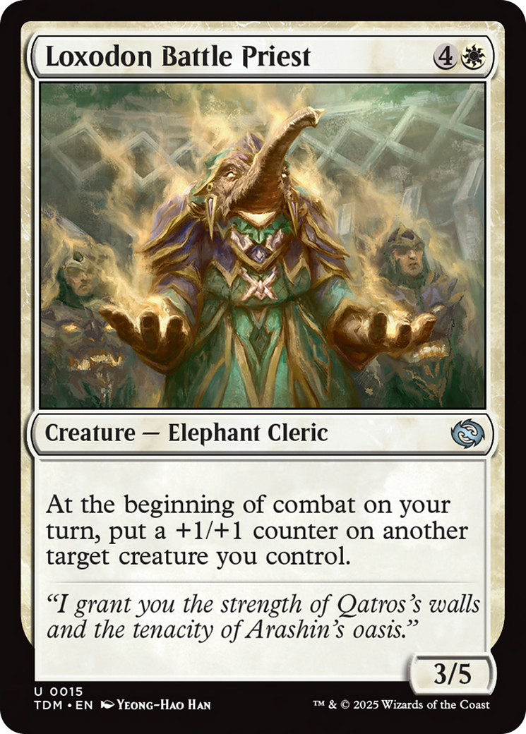 Loxodon Battle Priest [Tarkir: Dragonstorm] | Exor Games Summserside