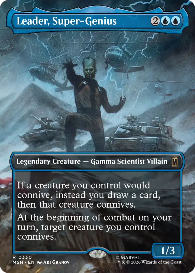 Leader, Super-Genius (Borderless) [Marvel Super Heroes] | Exor Games Summserside