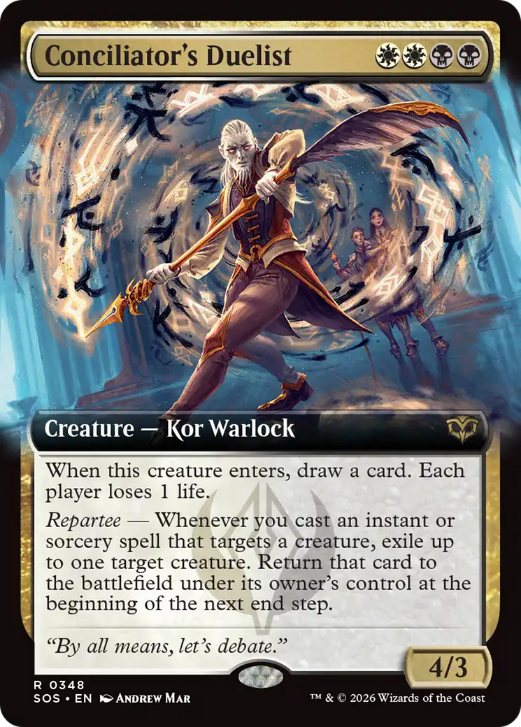 Conciliator's Duelist (Extended Art) [Secrets of Strixhaven] | Exor Games Summserside