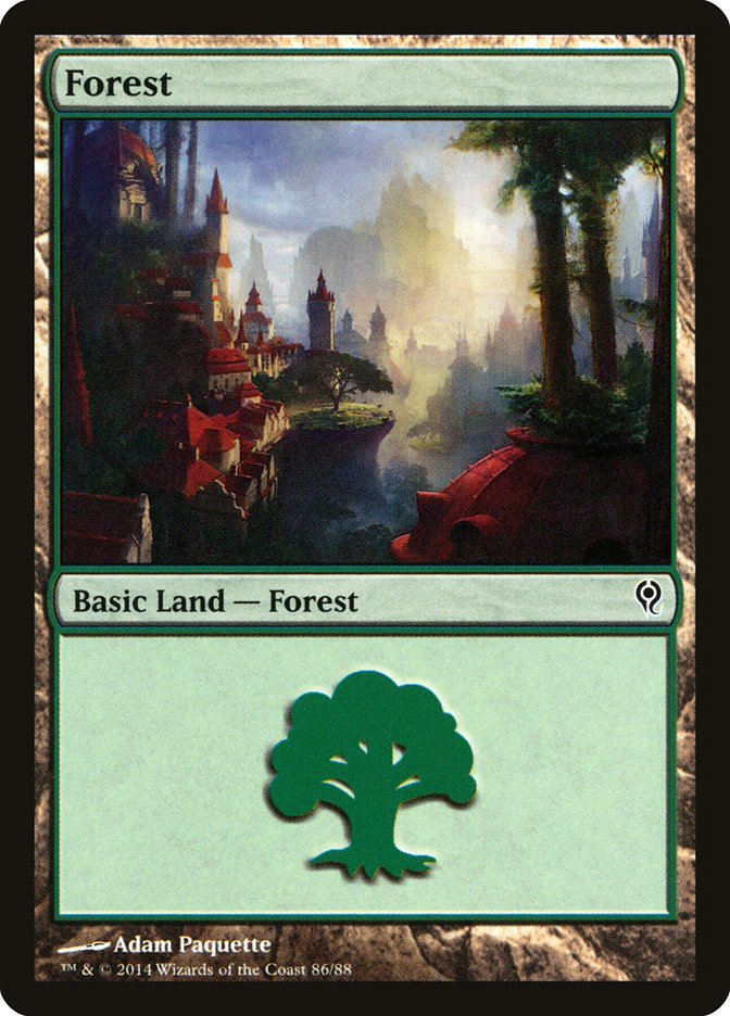 Forest (86) [Duel Decks: Jace vs. Vraska] | Exor Games Summserside