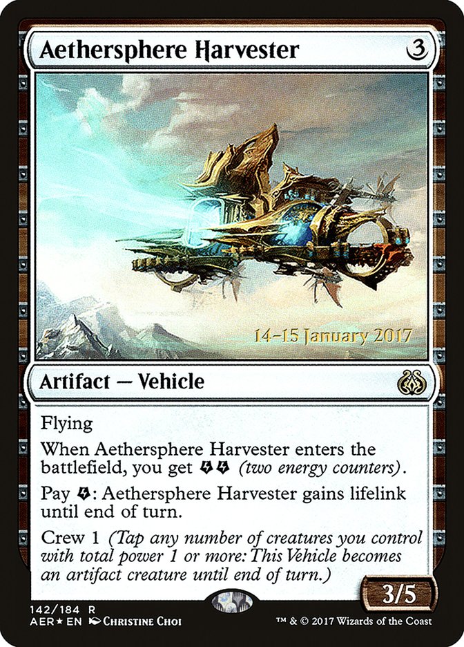 Aethersphere Harvester [Aether Revolt Prerelease Promos] | Exor Games Summserside