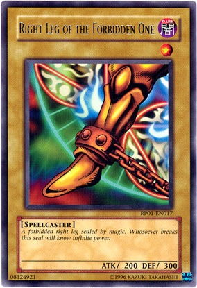 Right Leg of the Forbidden One [RP01-EN017] Rare | Exor Games Summserside