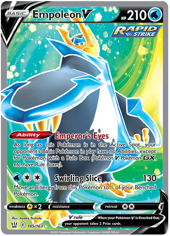 Empoleon V (145/163) [Sword & Shield: Battle Styles] | Exor Games Summserside