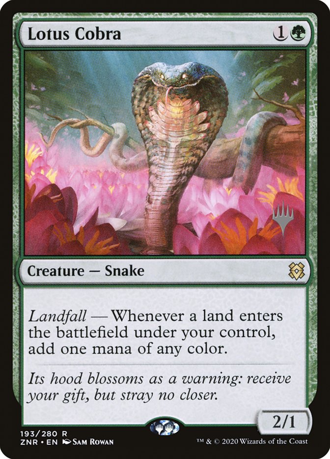 Lotus Cobra (Promo Pack) [Zendikar Rising Promos] | Exor Games Summserside