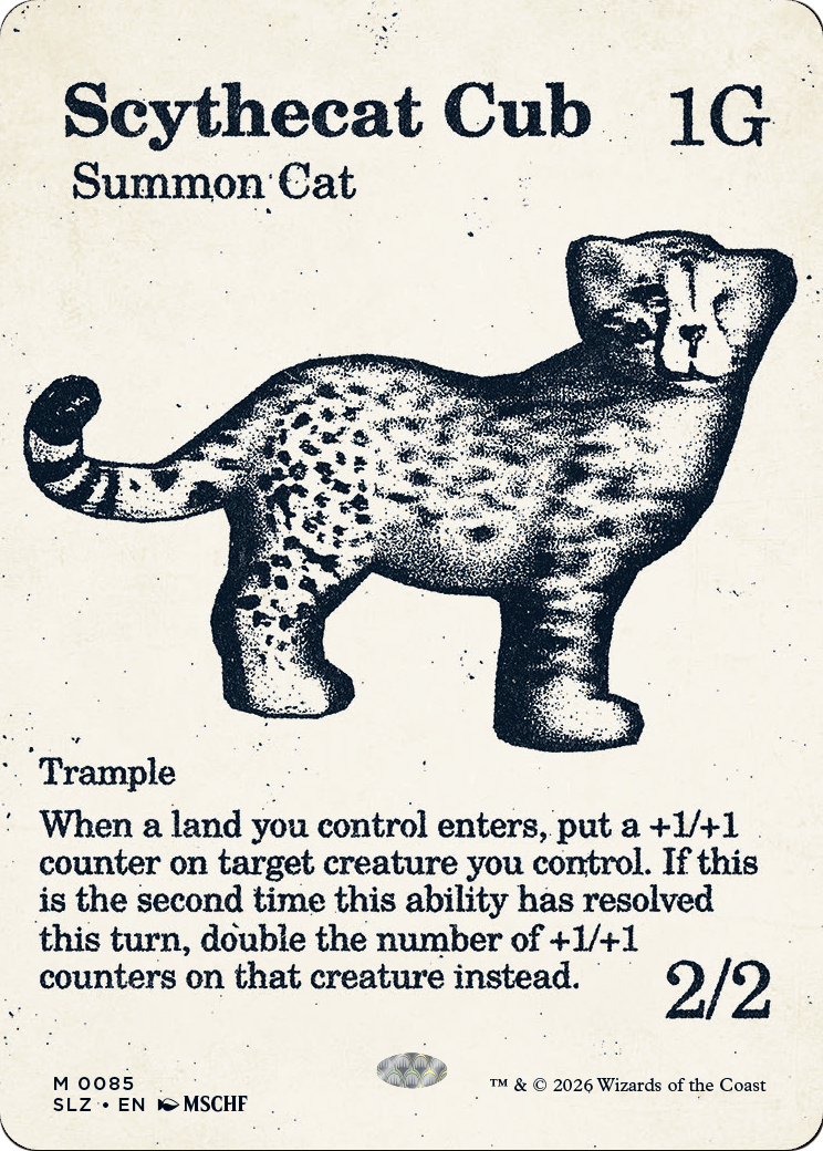 Scythecat Cub (0085) [Secret Lair x MSCHF: The Zeta Set] | Exor Games Summserside
