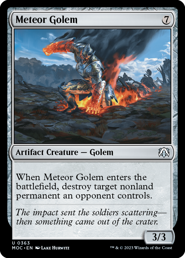 Meteor Golem [March of the Machine Commander] | Exor Games Summserside