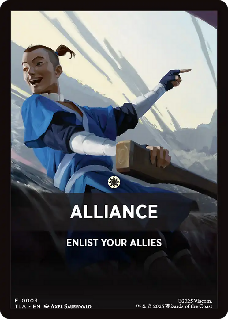 Alliance Theme Card [Avatar: The Last Airbender Tokens] | Exor Games Summserside