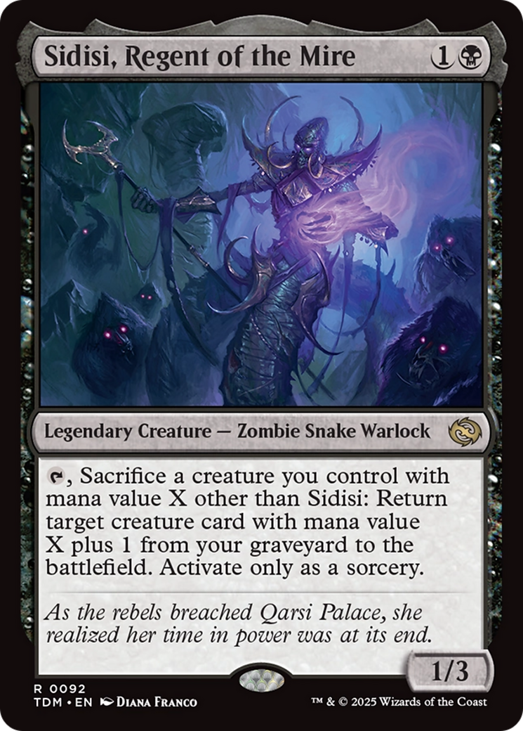 Sidisi, Regent of the Mire [Tarkir: Dragonstorm] | Exor Games Summserside