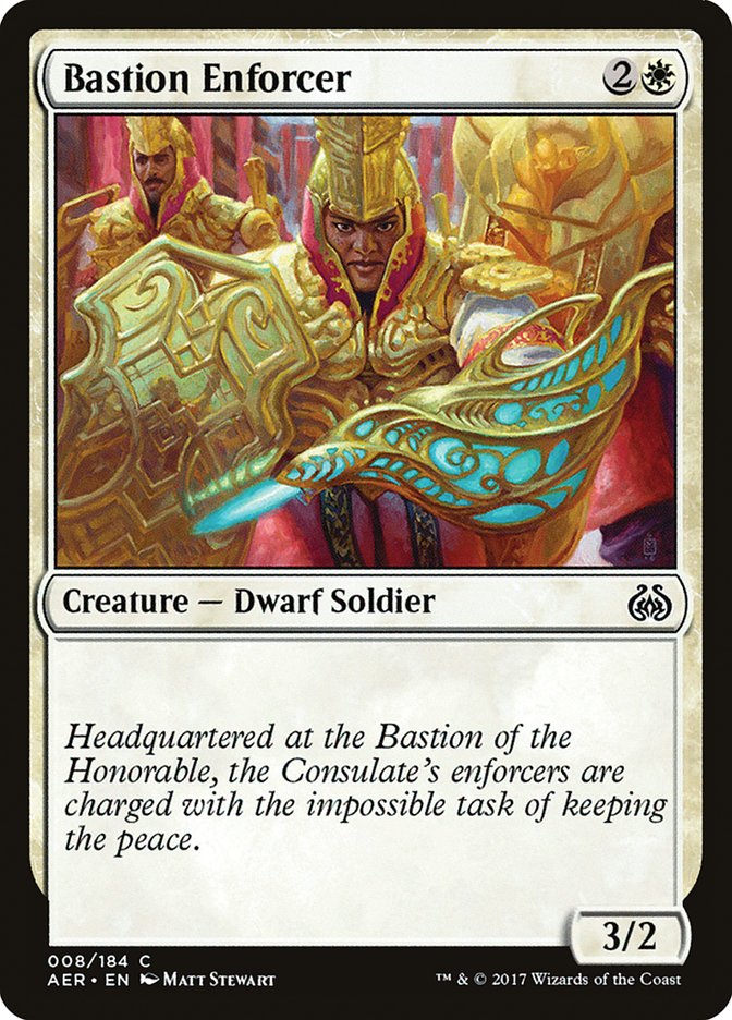 Bastion Enforcer [Aether Revolt] | Exor Games Summserside