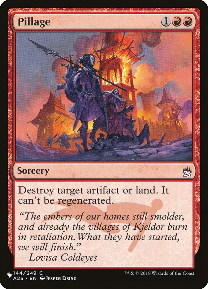 Pillage [The List] | Exor Games Summserside