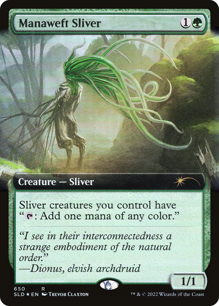 Manaweft Sliver (Extended Art) [Secret Lair Drop Promos] | Exor Games Summserside