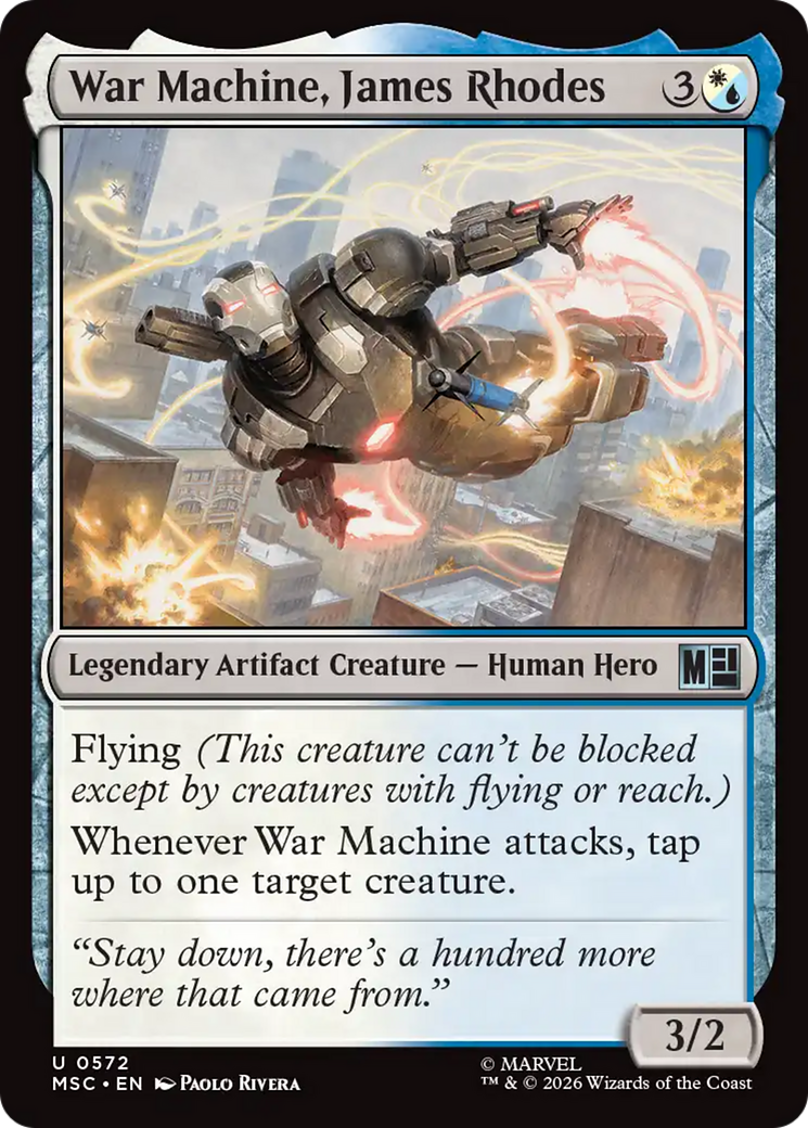 War Machine, Avenging Arsenal (Surge Foil) [Marvel Super Heroes Commander] | Exor Games Summserside