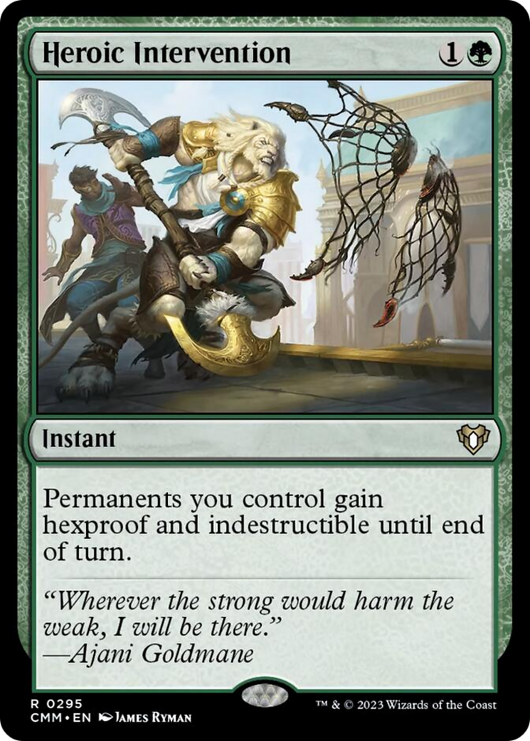 Heroic Intervention [Commander Masters] | Exor Games Summserside