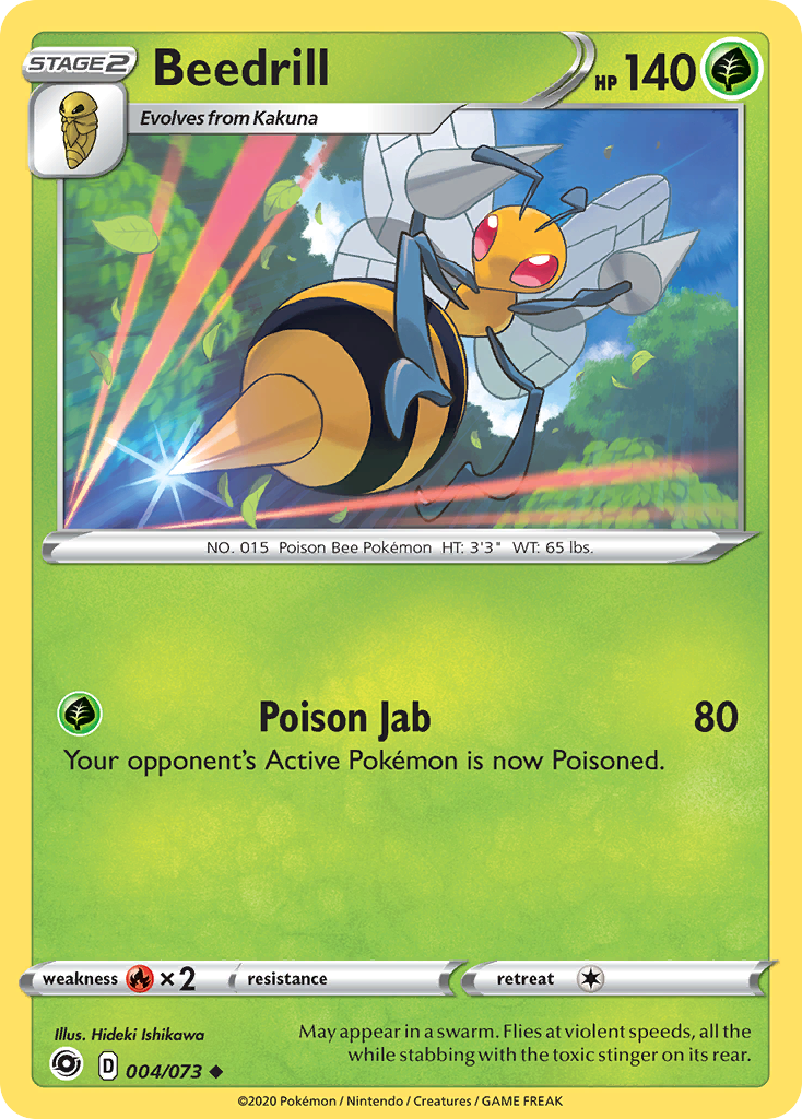 Beedrill (004/073) [Sword & Shield: Champion's Path] | Exor Games Summserside