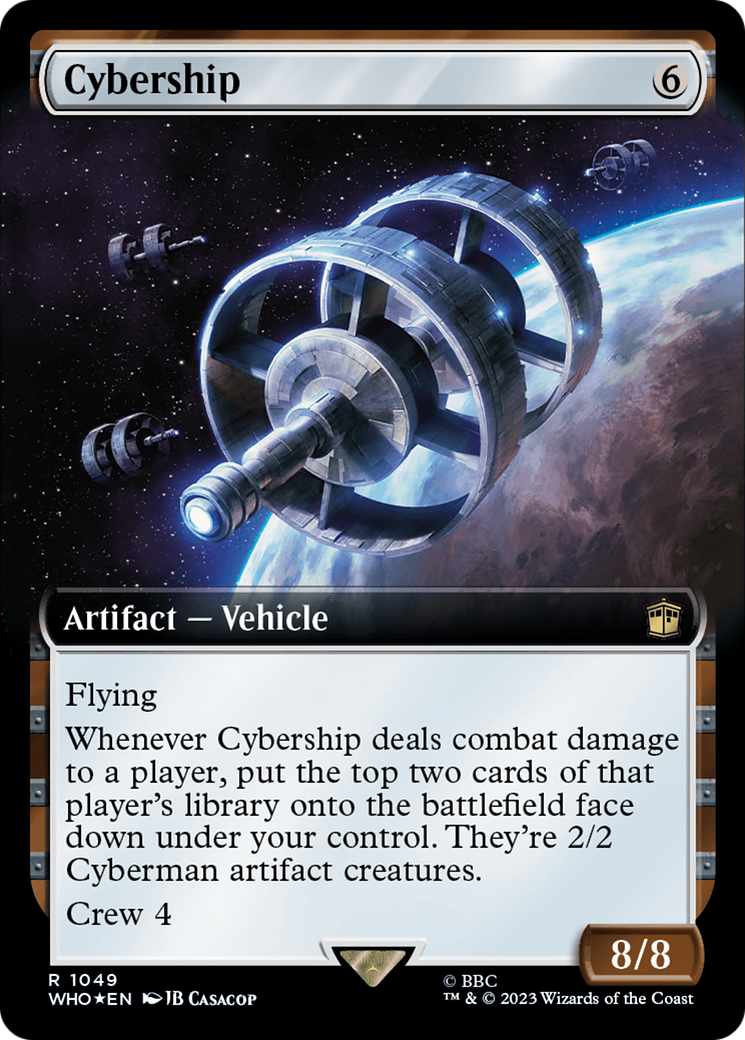 Cybership (Extended Art) (Surge Foil) [Doctor Who] | Exor Games Summserside