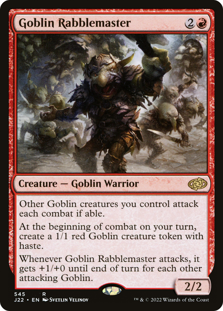 Goblin Rabblemaster [Jumpstart 2022] | Exor Games Summserside