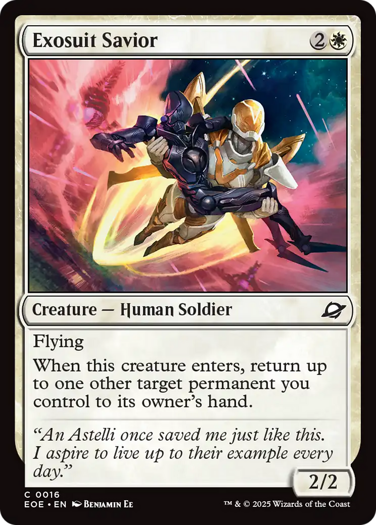 Exosuit Savior [Edge of Eternities] | Exor Games Summserside