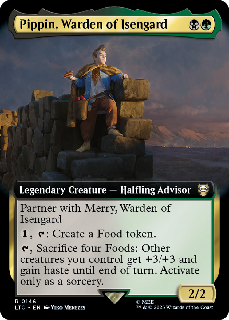 Pippin, Warden of Isengard (Extended Art) [The Lord of the Rings: Tales of Middle-Earth Commander] | Exor Games Summserside