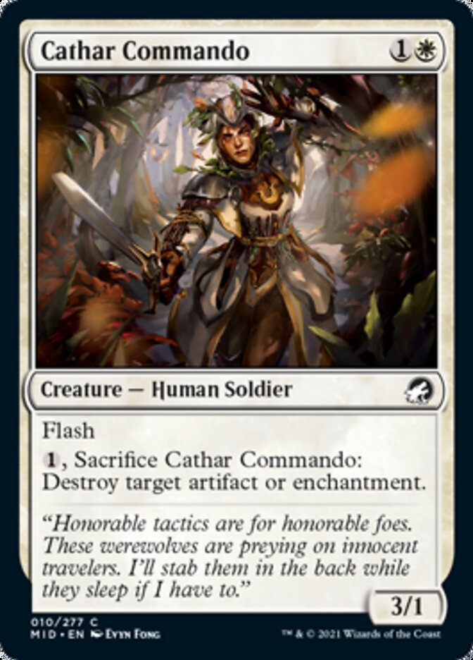 Cathar Commando [Innistrad: Midnight Hunt] | Exor Games Summserside