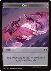 Karox Bladewing // Copy Double-Sided Token [Tarkir: Dragonstorm Commander Tokens] | Exor Games Summserside