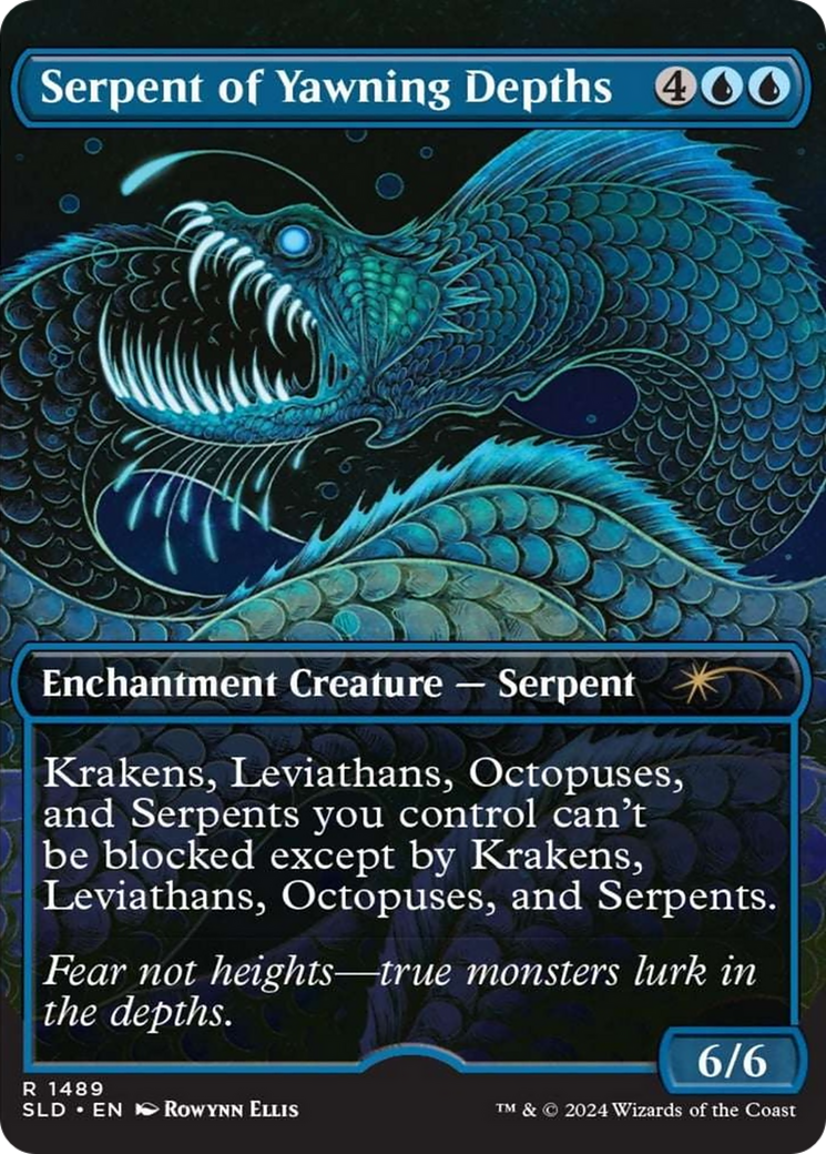 Serpent of Yawning Depths (Rainbow Foil) [Secret Lair Drop Series] | Exor Games Summserside