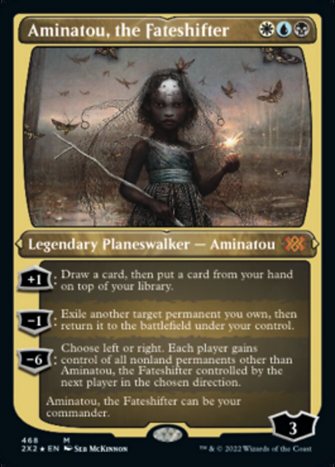 Aminatou, the Fateshifter (Foil Etched) [Double Masters 2022] | Exor Games Summserside