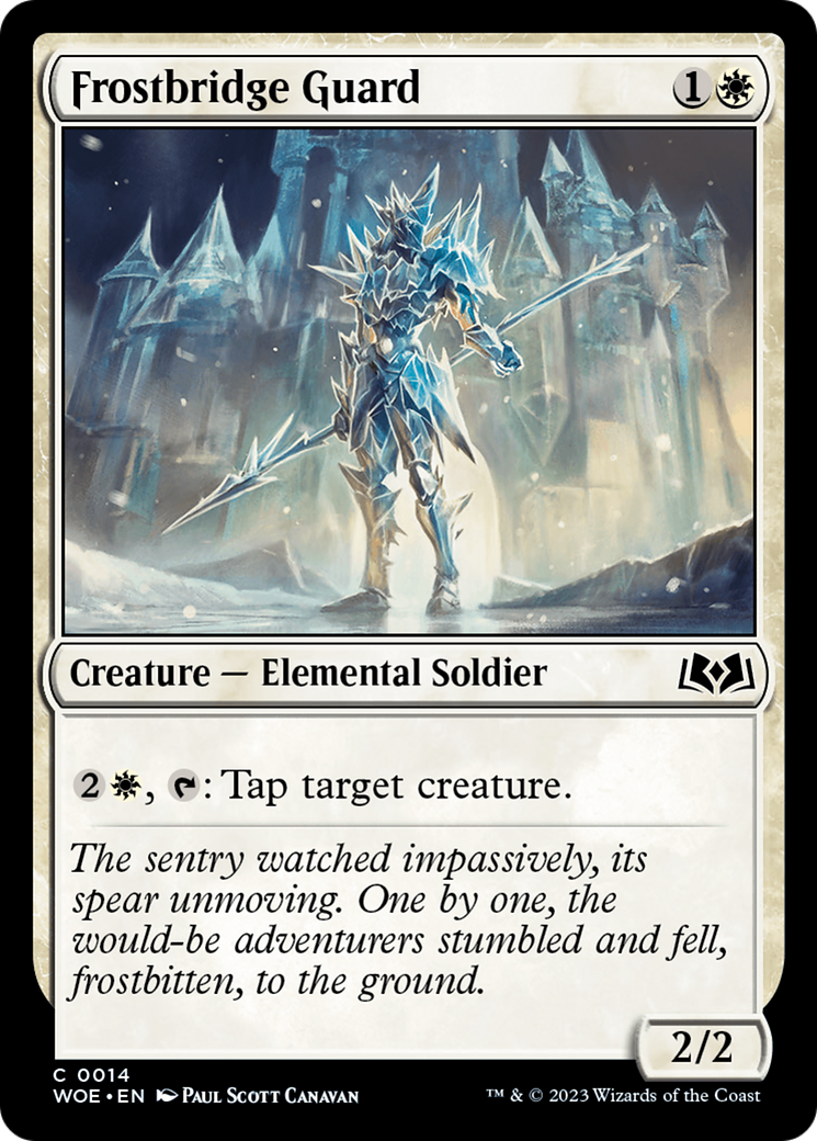 Frostbridge Guard [Wilds of Eldraine] | Exor Games Summserside