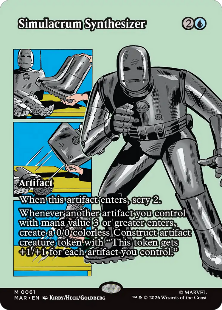 Simulacrum Synthesizer (Borderless) [Marvel Universe: Eternal-Legal] | Exor Games Summserside