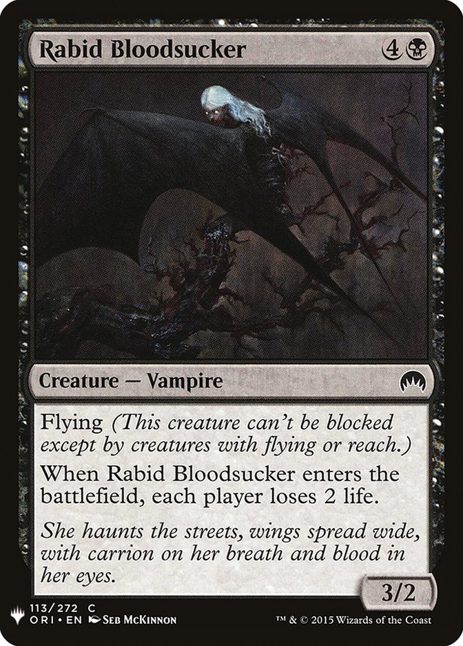 Rabid Bloodsucker [Mystery Booster] | Exor Games Summserside