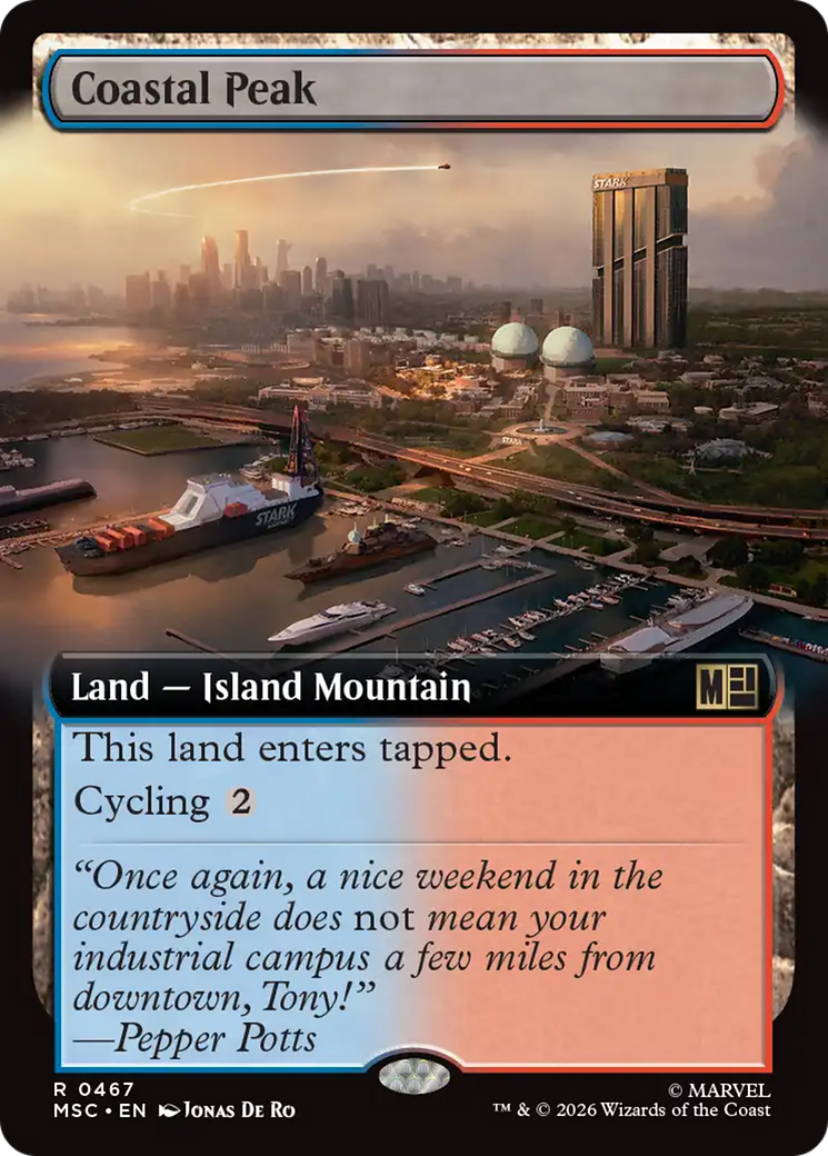 Coastal Peak (Extended Art) [Marvel Super Heroes Commander] | Exor Games Summserside