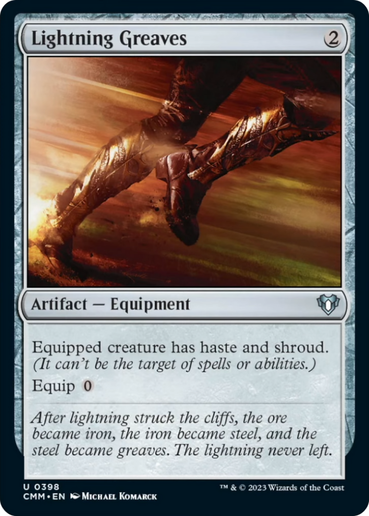 Lightning Greaves [Commander Masters] | Exor Games Summserside