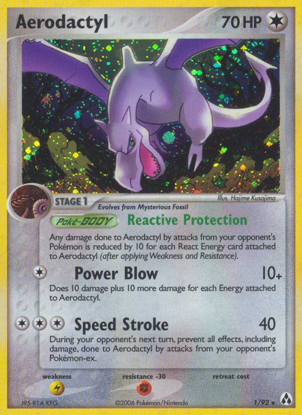 Aerodactyl (1/92) [EX: Legend Maker] | Exor Games Summserside