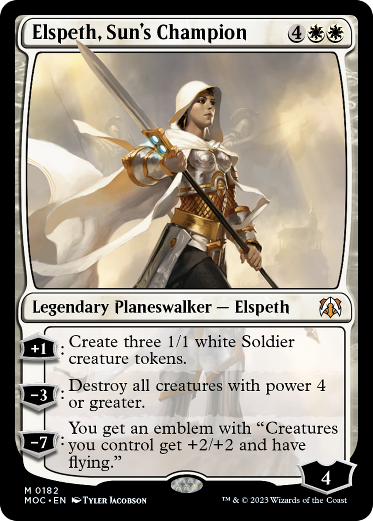 Elspeth, Sun's Champion [March of the Machine Commander] | Exor Games Summserside