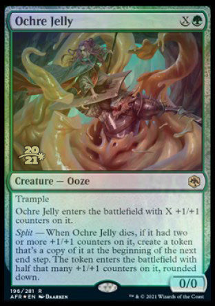 Ochre Jelly [Dungeons & Dragons: Adventures in the Forgotten Realms Prerelease Promos] | Exor Games Summserside