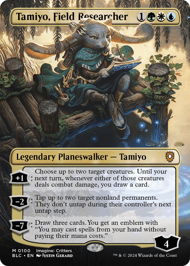 Tamiyo, Field Researcher (Borderless) [Bloomburrow Commander] | Exor Games Summserside