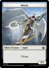 Angel (3) // Demon Double-Sided Token [March of the Machine Commander Tokens] | Exor Games Summserside