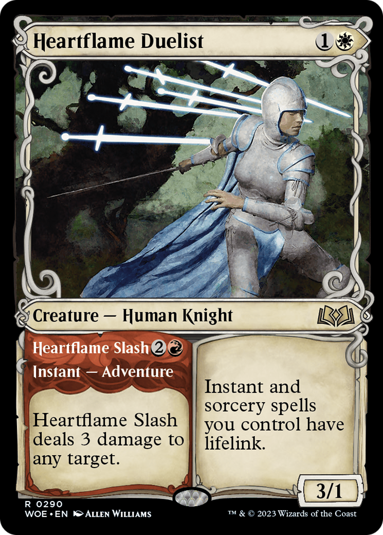 Heartflame Duelist // Heartflame Slash (Showcase) [Wilds of Eldraine] | Exor Games Summserside